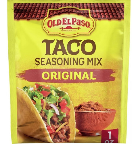 Old El Paso Original Mezcla De Condimentos Para Tacos