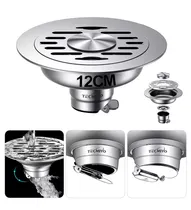 Comprar 12CM Coladera Baño Acero Inoxidable Coladera Anti olores E Insecto Rejilla para coladera Tecmiyo coladera anti insecto