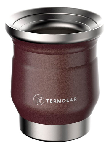 Cuia Térmica Termolar Tereré Chimarrão Café Chá 250ml Bronze