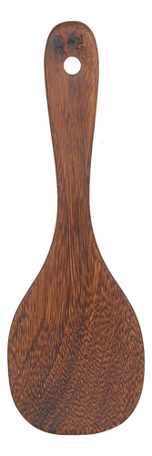 D Paleta De Arroz Wenge: Utensilio De Madera Antiadherente