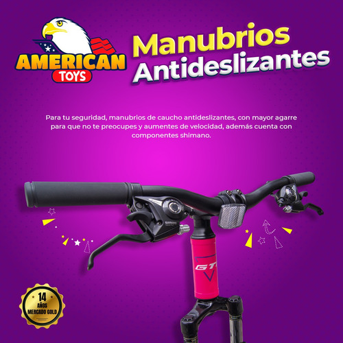 Imagen 2 de 8 de Bicicleta G T I Spice Aro 27.5 Cuadro Aluminio Dama Shimano