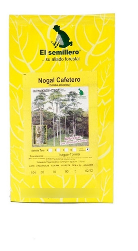 Semilla Nogal Cafetero 5g.