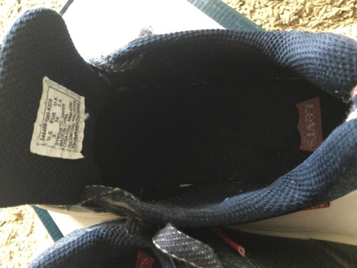 Tênis Infantil Importado Original Levis Couro Semi Novo 34