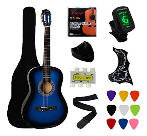 Kit De Guitarra Acústica Ymc Para Principiantes Y