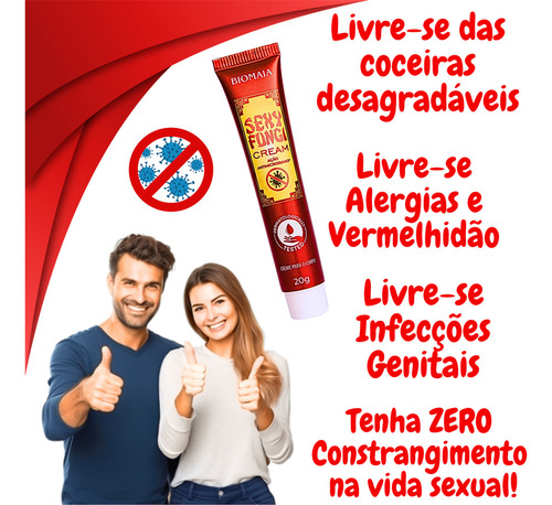 Muita Coçeira Na Virilha Kit 2 Pomada Intima Creme Intimo