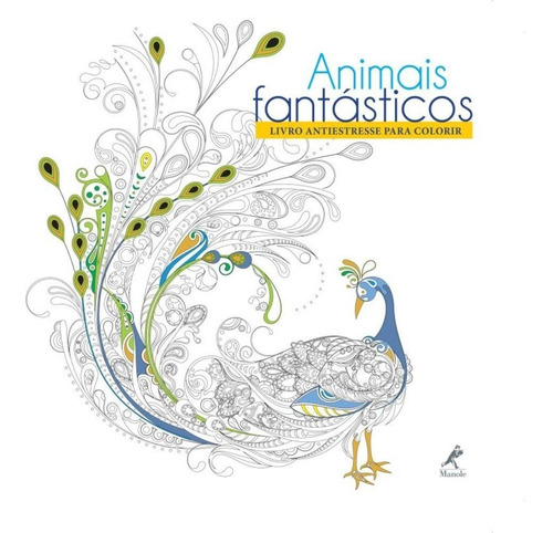 Imagem 2 de 9 de Animais Silvestres Fantásticos Reino Animal 3 Livro Colorir