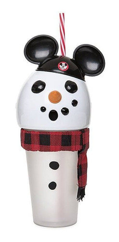 Copo Boneco De Neve Mickey Com Led Disney Parks Original