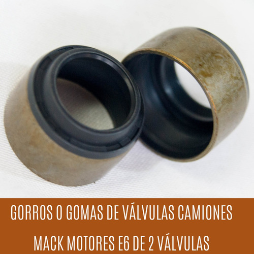 Gorros De Valvula Camiones Mack R600 E6 2 Valvulas Dos