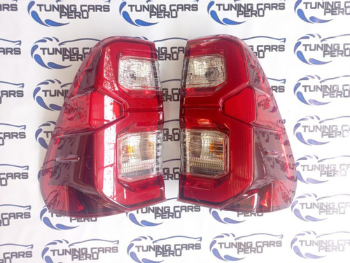 Set Faros Posteriores Led Toyota Hilux Revo/rocco 2016-2023