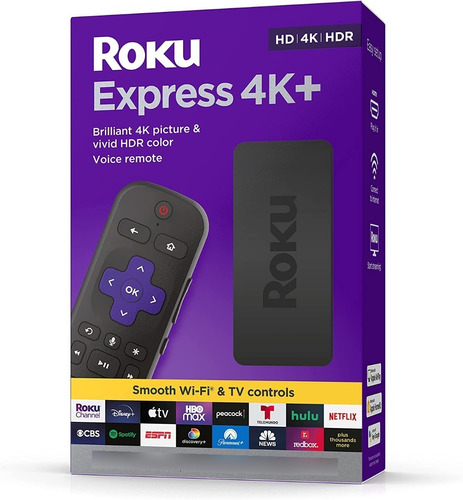 Roku Express 4k Hdr Con Control Remoto De Voz