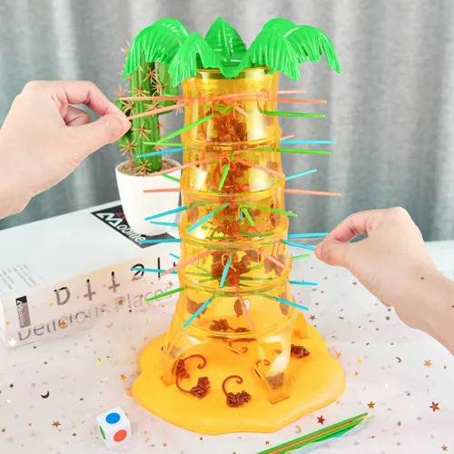 Juego Didáctico De Mesa Monos Crazy Escalada De Árboles