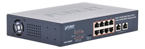 Switch No Administrable Poe 8 Puertos 10/100/1000 Mbp Planet