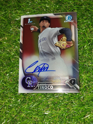 Cv Jesús Tinoco Rookie Card 2016 Bowman Chrome Rc First 