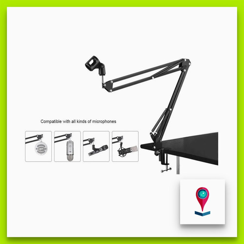 Imagen 4 de 5 de Soporte De Escritorio P/microfono Profesional Estudio