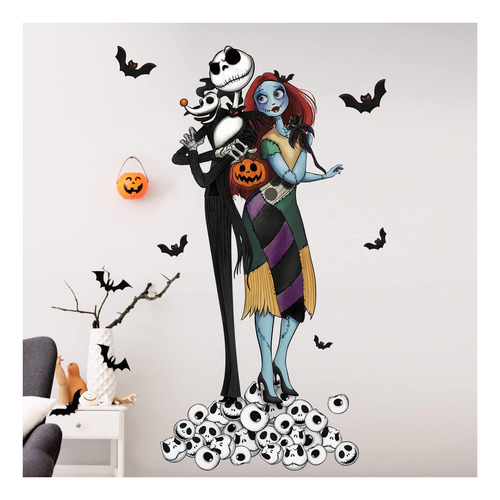 Mfault Halloween N Before Pegatinas De Pared Navideñas, Bat