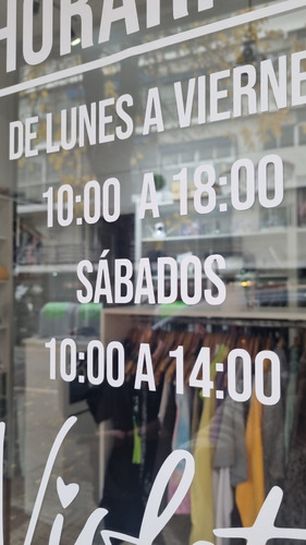 Carteles, Letras En Vinilo Para Vidrios, Vidrieras, Locales