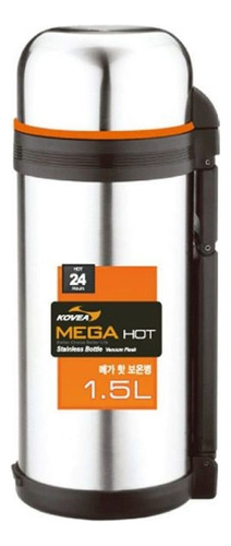 Termo Kovea Mega Hot de acero inoxidable 1.5L plateado