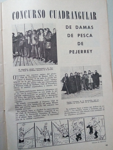 Cardumen N° 175 Dedicado A La Pesca Del Dorado ' 55 (Usado)