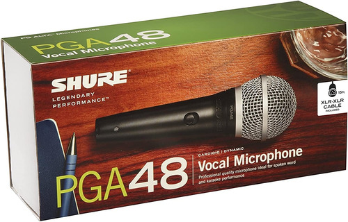 Microfono Vocal Dinamico Cardioide Shure Pga48