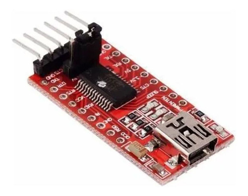 Imagem 1 de 4 de Módulo Ftdi Conversor Usb Para Ttl Rs232 Serial Para Esp-01