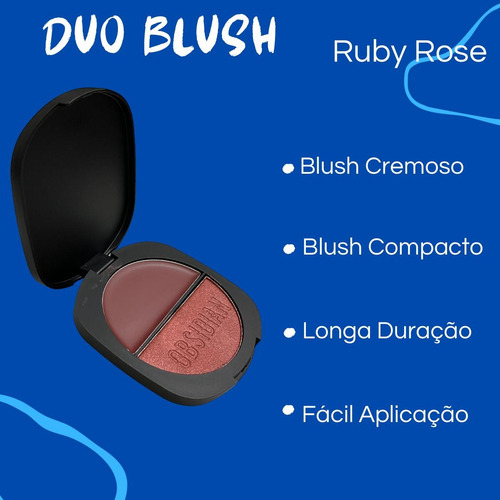 Duo De Blush Multiuso Obsidian Ruby Rose Cor 03