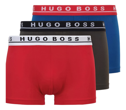 Boxer Trunk Hugo Boss 3 Pack Algodón Nuevo Y Original