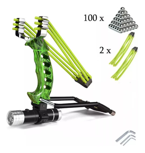 Eslinga Profesional + 100 Balas De Acero Con Grilletes