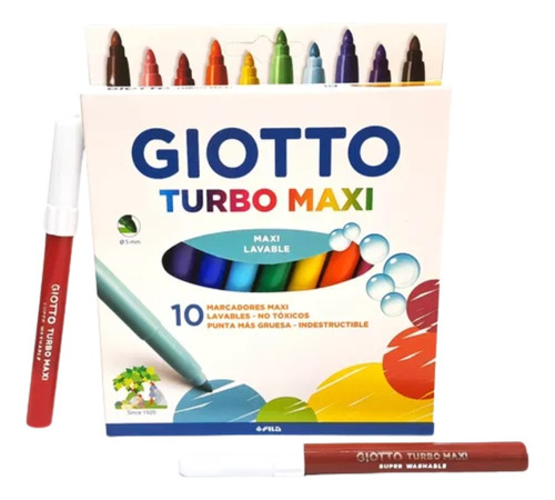 Marcador Giotto Turbo Maxi X10 Unidades