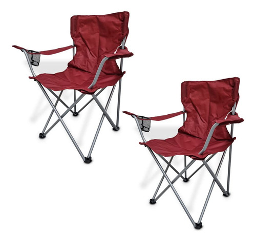 Ozark Trail Silla Plegable Rojo (paquete De 2)