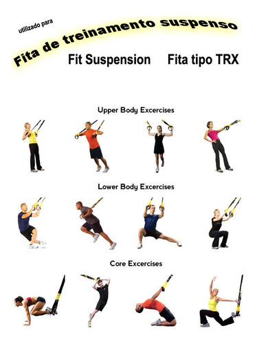 Ita Aparelho Treinamento Suspensão Funcional Tipo Trx
