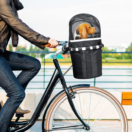 Anzome Funda Para Cesta De Bicicleta, Extraíble Con Crema...