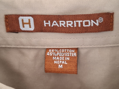 Harriton Camisa Militar Marines Talle M / G - Made In Nepal