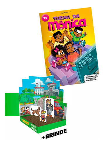 Gibi Turma Da Mônica: Coleção Gibi Com Diorama Craft Em Papercraft, De Mauricio De Sousa. Quadrinhos Turma Da Mônica, Vol. Volume 74. Editorial Panini, Capa Mole, Edição 1 Em Português, 2025