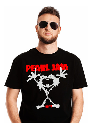 Polera Pearl Jam Alive Rock Abominatron