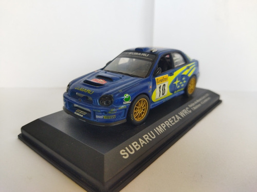 Auto Carrera Subaru Azul Impreza Wrc Monte Carlo Escala 1/43