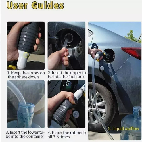 Portátil Líquido Extractor Manual Con Bomba Succión Aceite