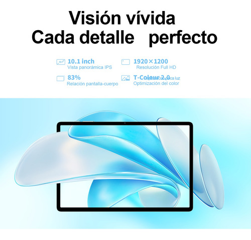 Teclast Tablet M50 Pro 10.1" con red móvil 256GB de almacenamiento y 16GB de memoria RAM color Azul