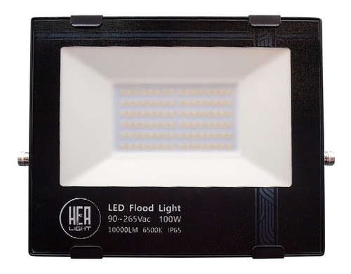 Reflector Led Cuadrad Smd Slim 100w 90-265v 6500k