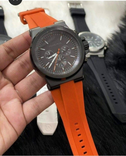 Reloj Michael Kors Dylan Naranja Mk8296 (Reacondicionado)