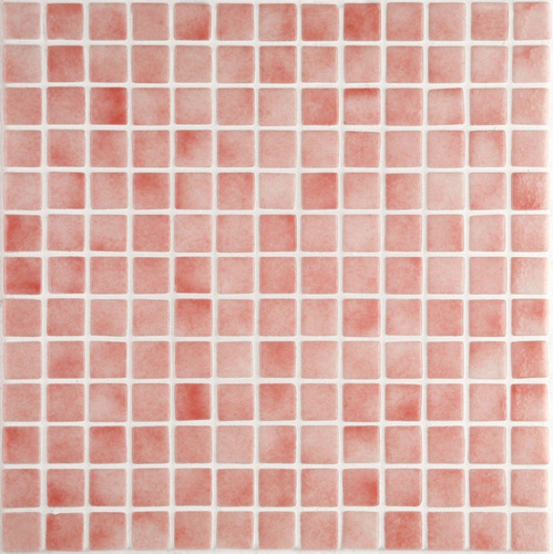 Mosaico De Vidrio Piscina Rosa Niebla 2.5x2.5 Europeo Cj=2m²