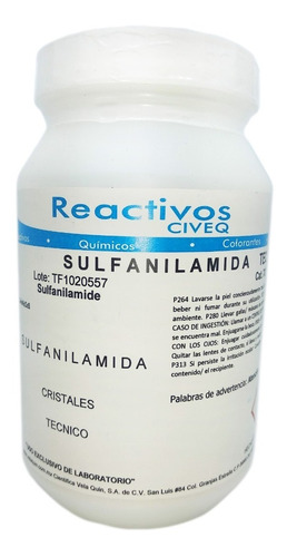 Sulfanilamida Cristales Reactivo 100 G