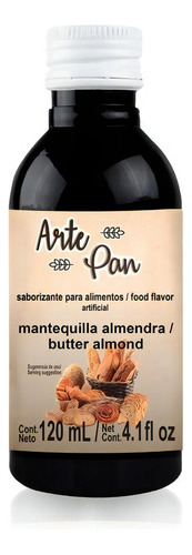 Esencia Saborizante Mantequilla Almendra Arte Pan 120 Ml