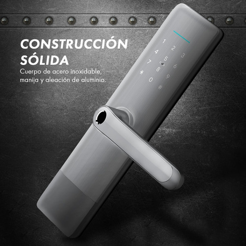 Cerradura Inteligente Smart Bluetooth Huella Exterior App