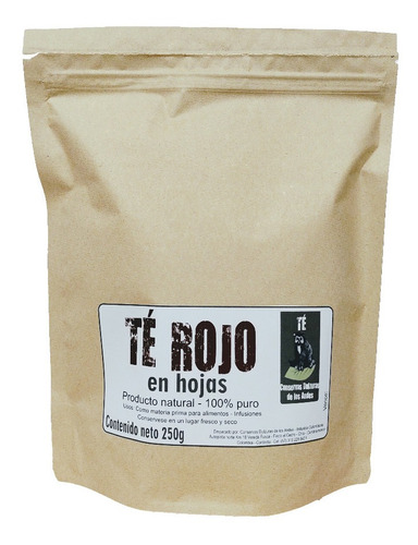 Té Rojo En Hoja - Red Tea X 250g - G A $1 - g a $72