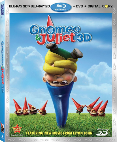 Gnomeo Y Julieta 3d Blu-ray C/slipcover
