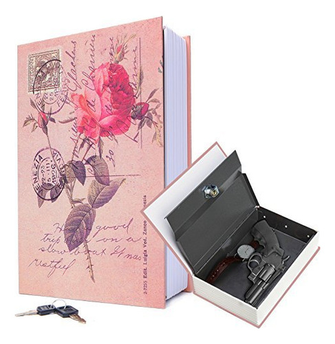 Caja Fuerte Con Llave, Rosas Hermosas, 9.6 X 6.2 X 2.2