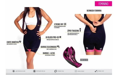 Imagem 5 de 6 de Bretelle Feminino Lady Forro Em Gel Ert - Amarelo Com Zíper