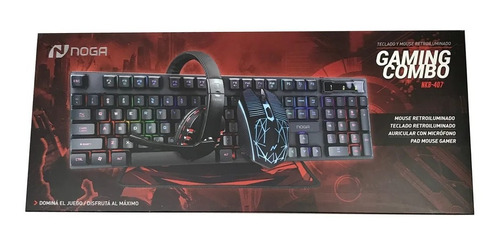 Kit Gamer Noga 4en 1 Nkb-407