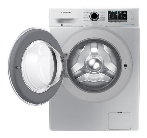 Imagen 2 de 4 de Lavarropas automático Samsung WW90J5410G inverter plata 9kg 220 V