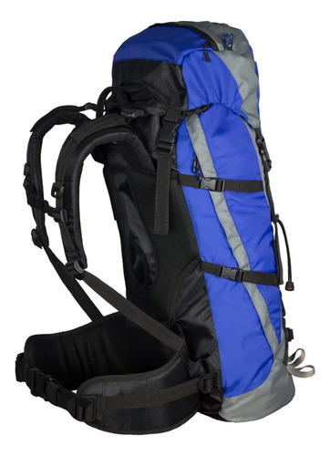 Mochila Sierra Verde Raptor 50 Lts Montaña Escalada Campismo Color Azul